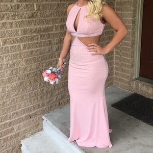 Pink prom dress